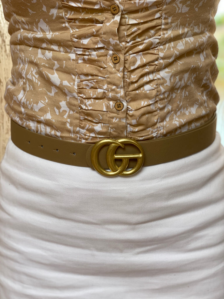 Taupe belt 